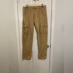 Lee Cooper Men’s Cargo pants draw-string ankles. US 33 inseam 29”